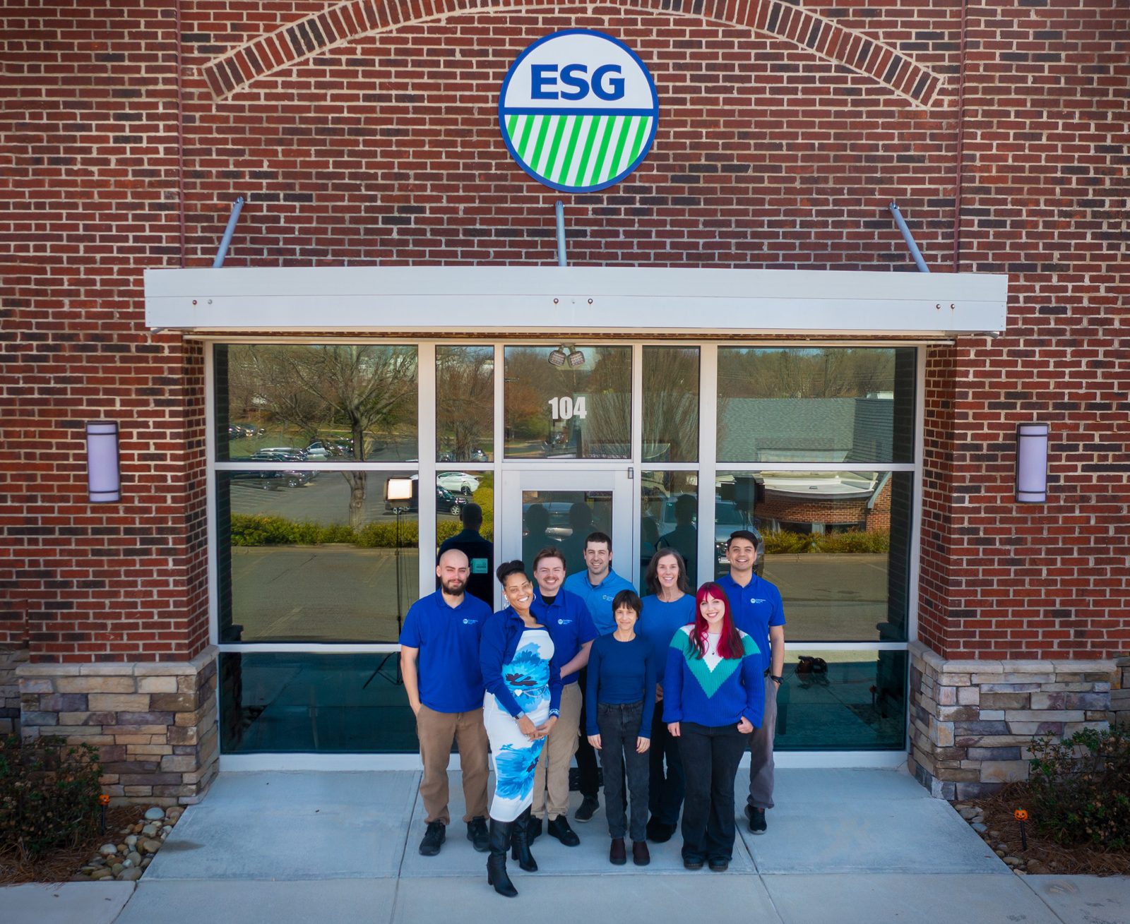 The Environmental Solutions Group team at the company office in Greensboro, North Carolina