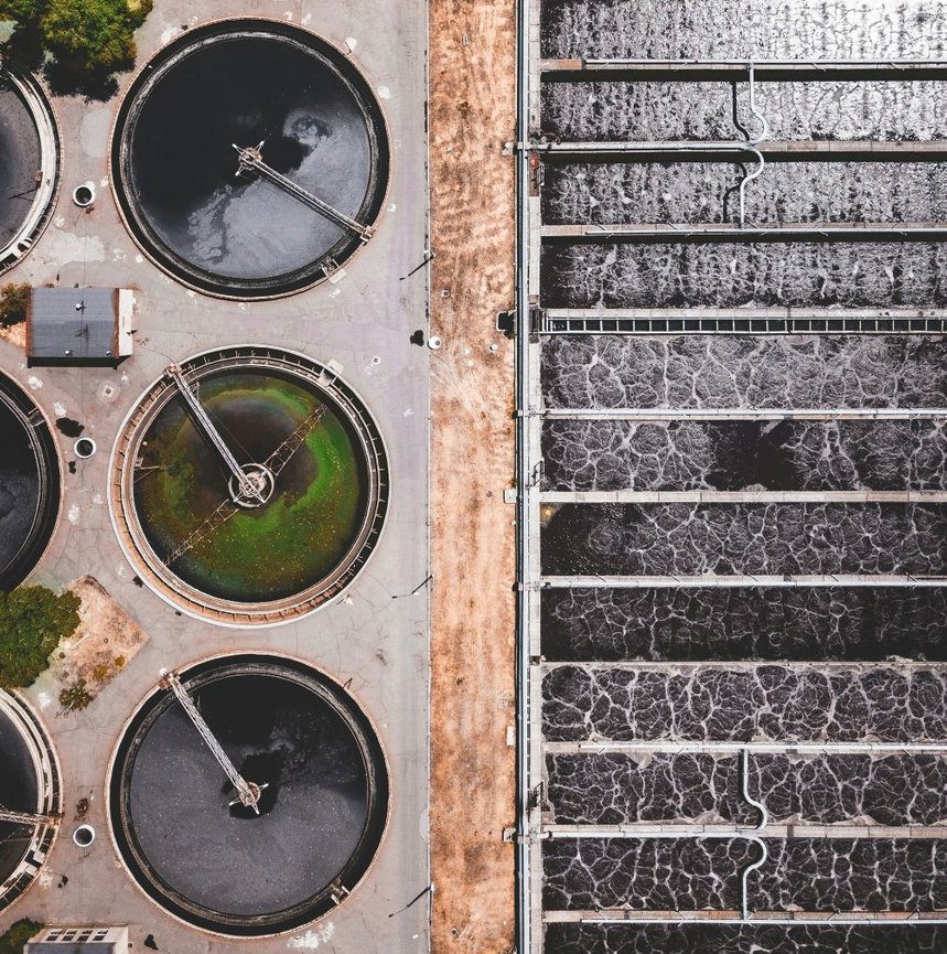 Pressure gauges on a building water system checked during an ESG water testing visit in the Piedmont Triad